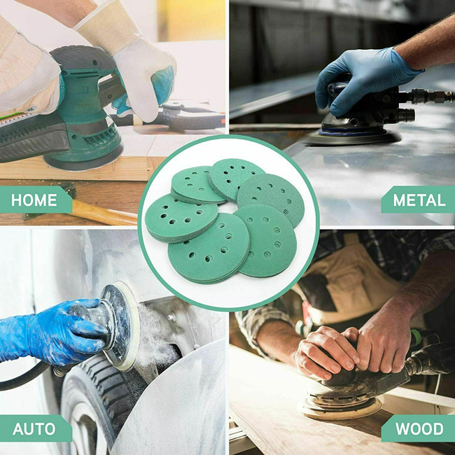 Film Hook And Loop Ceramic Sanding Discs Polyester Substrate Wet Dry P40-2000