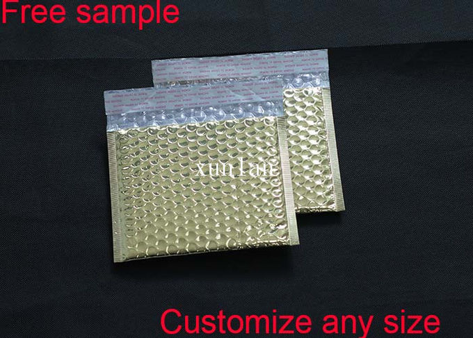 Anti Rub 6x10 Shipping Bubble Mailers Metallic Foil Film 2 Sealing Sides Various Colors