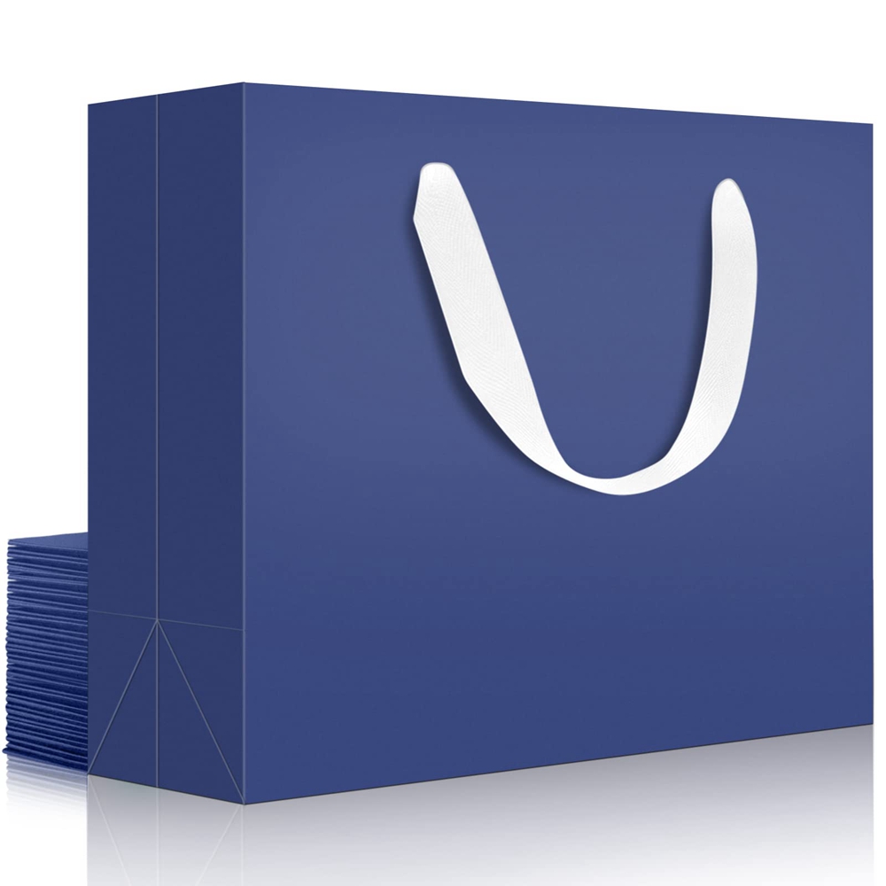 Customized Logo Custom Luxury Paper Bag Thank You Gift Shopping Bags For Boutique