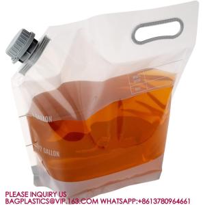 Beer Spout Pouch With Handle Storage Bag With Spout Large Capacity Liquid