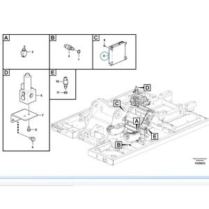 Volvo Excavator Engine Computer ECU Controller for EC210B EC140B EC24 Models