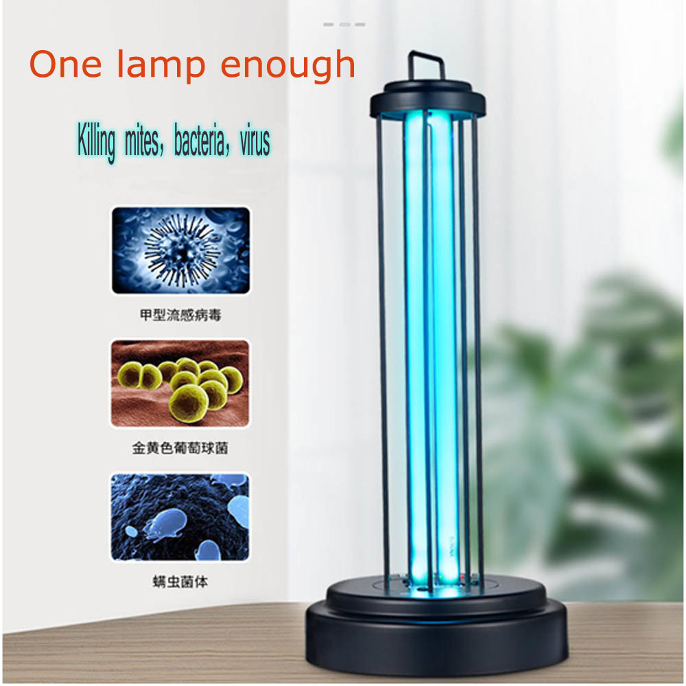 38W UVC Germicidal Lamp Remote Control Ultraviolet Sterilizing Disinfection