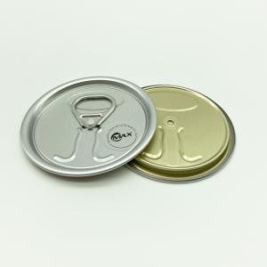 China 63mm Narrow Cap Aluminum Easy Open Ends For Canned Milk on sale