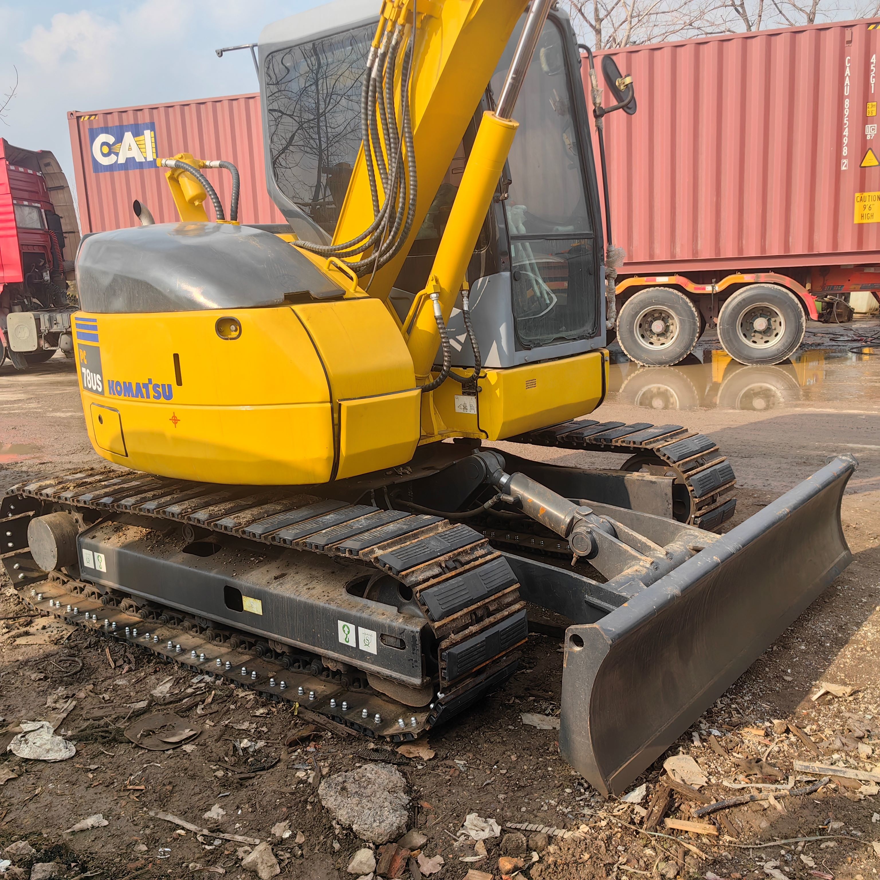 Used Mini Excavator Komatsu PC78US Komatsu PC35 PC55 PC60 PC78 Grab Crawler Second Hand Digger
