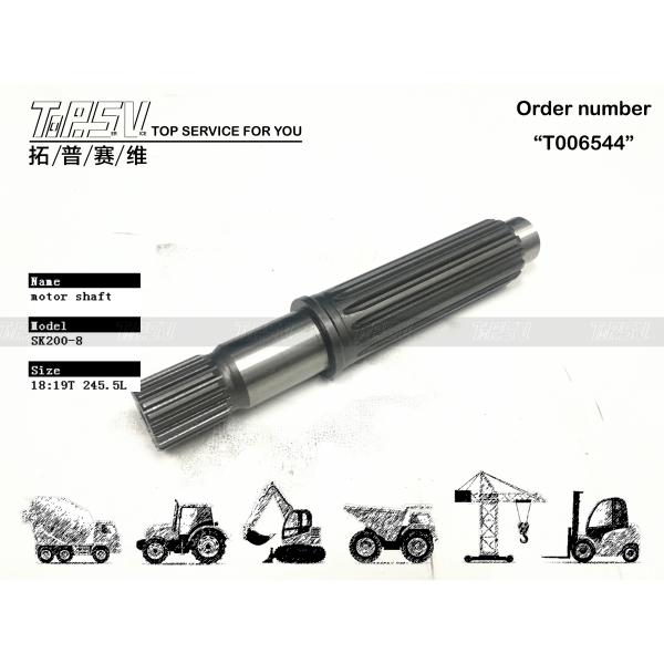 Wear Resistant SK210-8 Excavator Travel Hydraulic Motor Shaft for Excavator