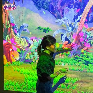 AR Drawing Interactive Wall Games Long Life Light Source for Low Maintenance