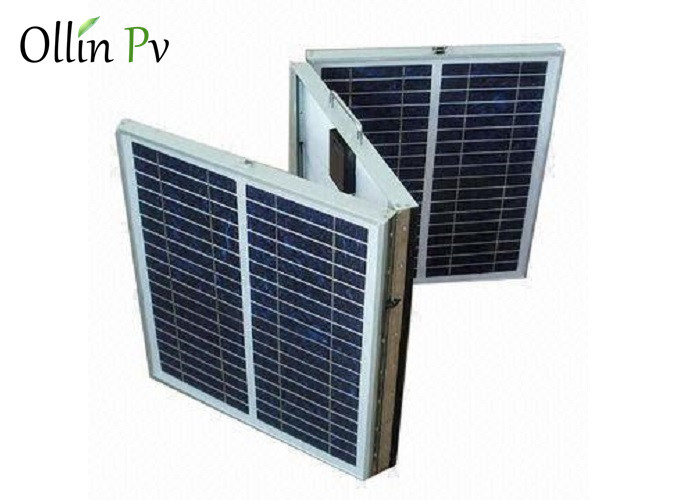 Portable Folding Solar Panels / Crystalline Solar Panel Pre - Installed Controller