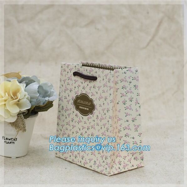 Luxury Paper Gift Carrier Shopping Bag Party Bag with Handles,printed paper carrier bag for apparel shopping bag, bageas