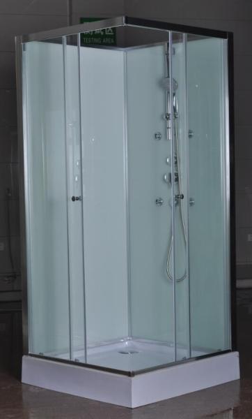 Free Standing Square Corner Shower Stall Kits SGS ISO9001 Certification