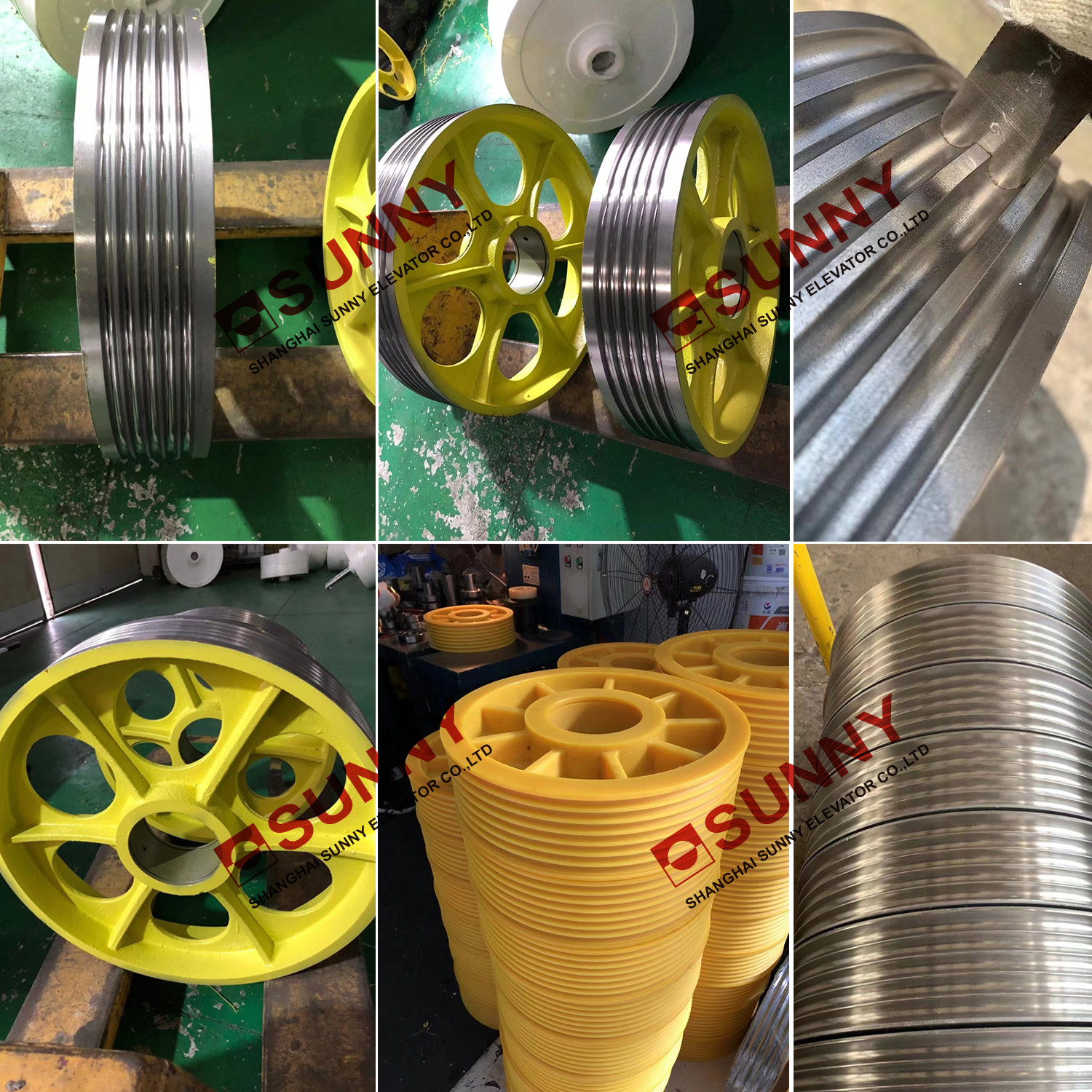 Cast Iron Sheave Elevator Traction Sheave Wire Rope Sheave Wheels