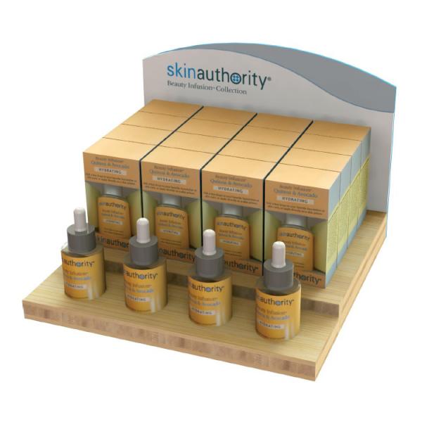 Countertop Essential Oil Display Rack Bamboo Wooden Essential Oil Display Stands