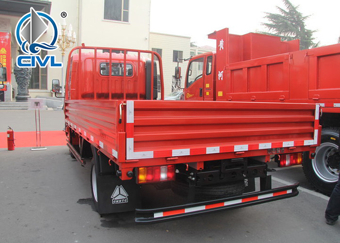 New HOWO Cargo Truck 95 HP Light Duty Commercial Trucks Engine Power HOWO Light Cargo Trucks