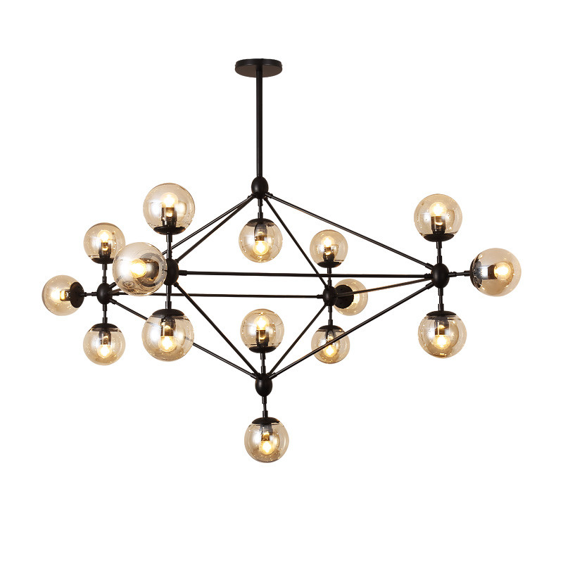 Industrial frosted glass pendant lights for Indoor home Living room Kitchen Lights (WH-VP-26)