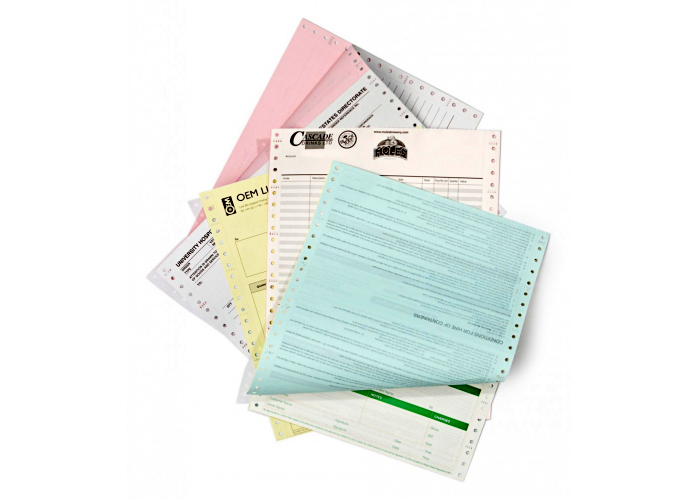 Coated NCR Paper in Coils Virgin Wood Pulp Material Colorful Offset Printability