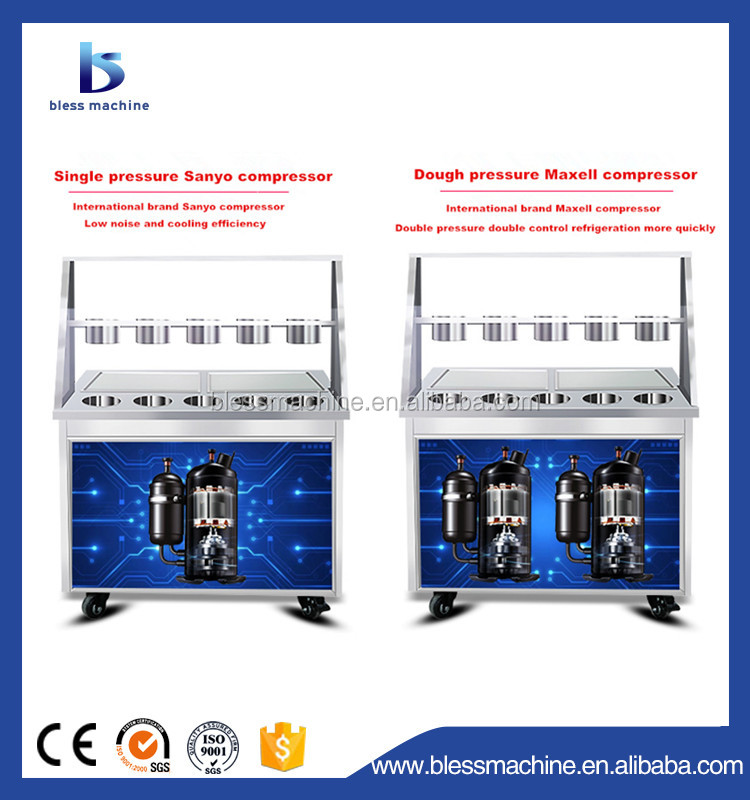 100kg/h Production Capacity 2022 Newest Used Ice Cream Freezers with 480mm Pan Size