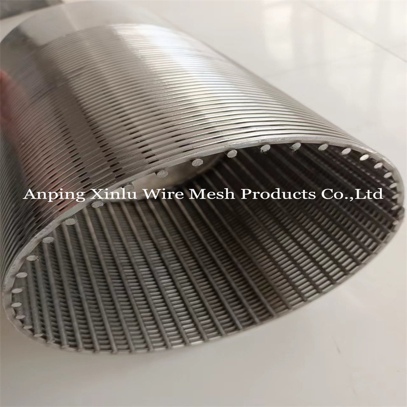 Paint Coating Wedge Wire Screen Filter Johnson Strainer Pipe Oil Pump Filter Tube