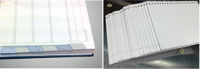 Notebook Page Corner Perforating Machine For Page Tear-Off Perforation MF-PBM350