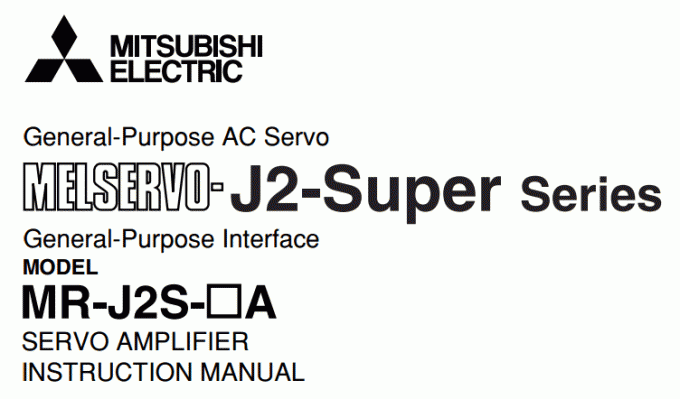 MR-J2S-10A-S075 Mitsubishi Industrial Motor Driver Servo Pack