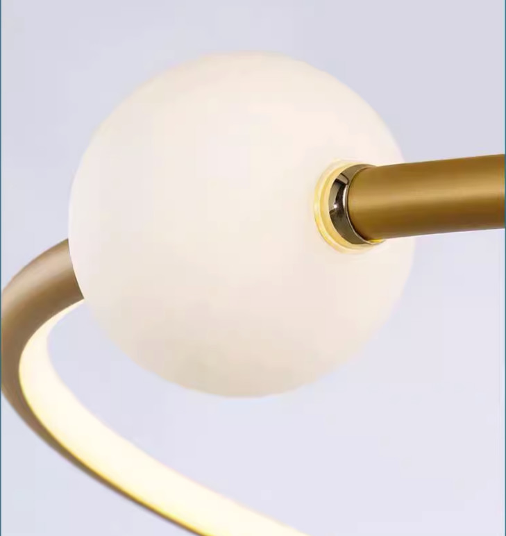 Indoor Modern Circular Ring Chandelier 44w 23w 19w