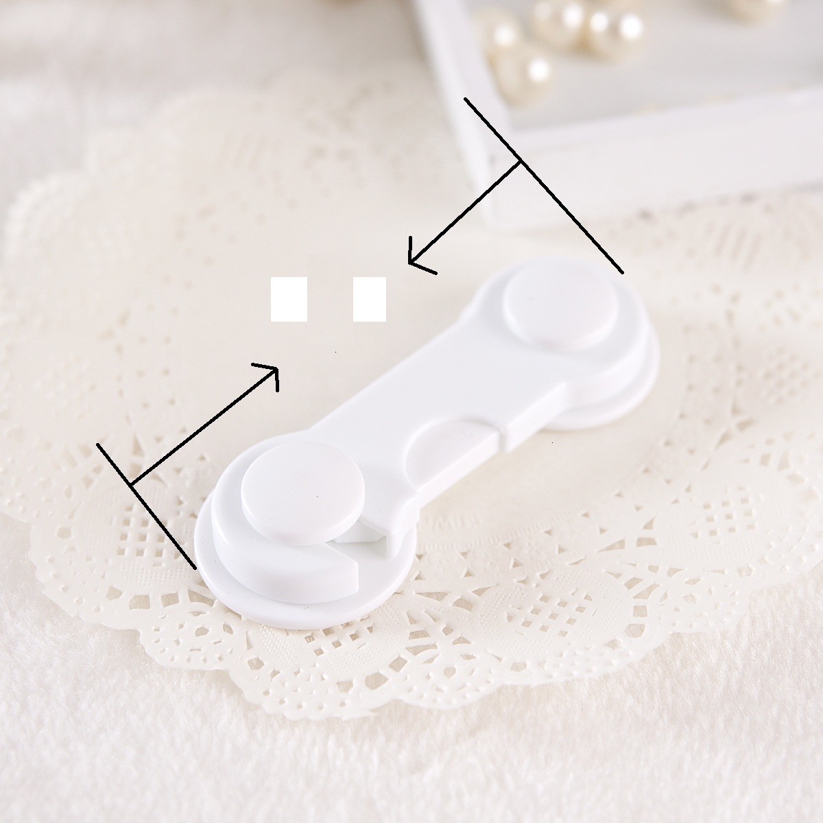 Baby Anti Pinch ABS PE Hand Safety Lock 10x3.7x1.5cm