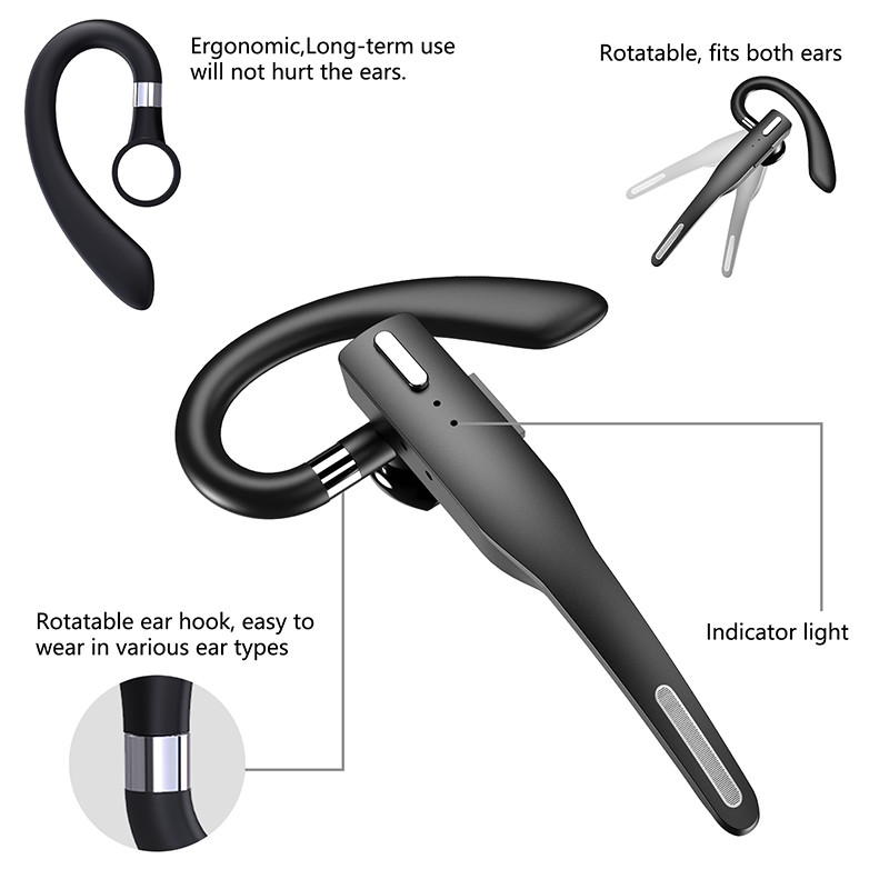 Handsfree Active Noise Reduction Earbuds Drive Call Sports BT5.0