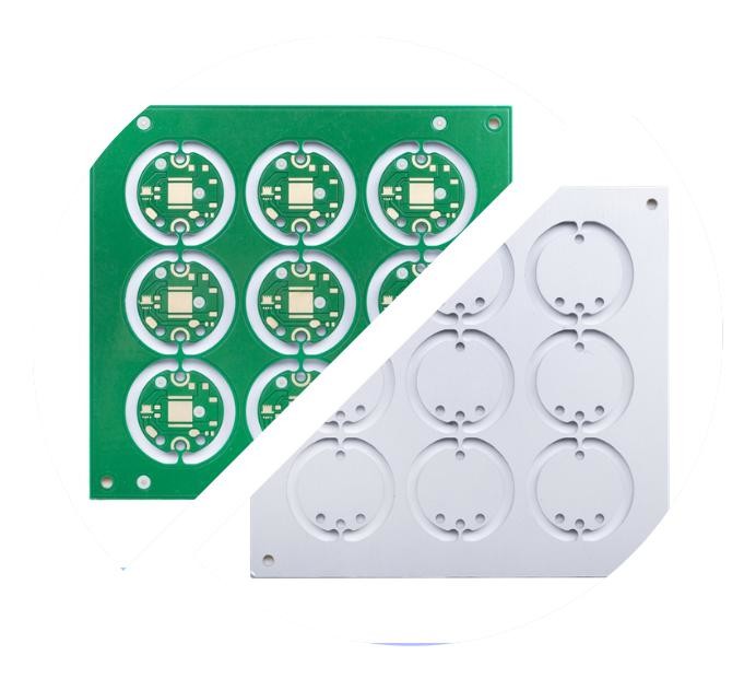 LED Light Single Sided PCB Aluminum Printed Circuit Board 3.0mm 2oz