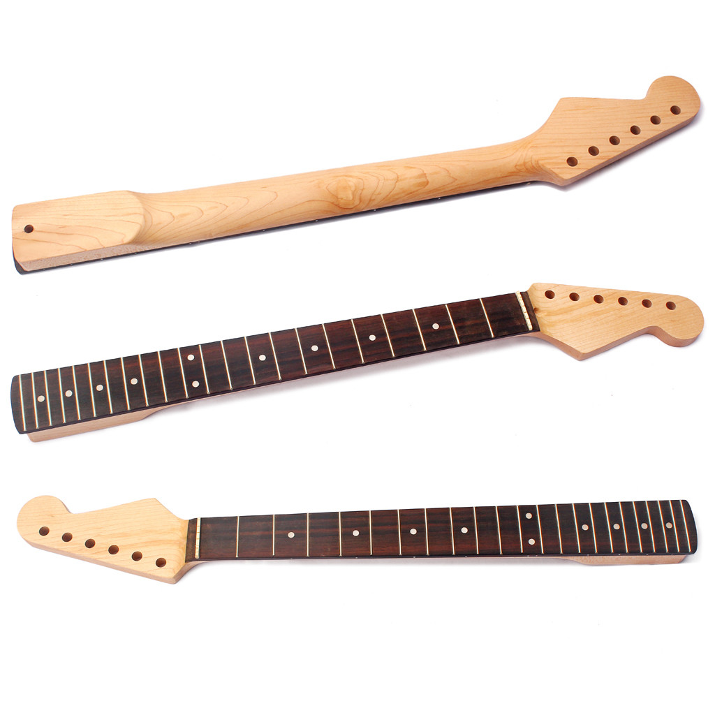 22 Frets Maple Wood Guitar Neck ST Electric Guitar Neck Satin Finish