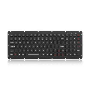 EMC Backlight Rugged Portable Laptop Keyboard IP65 IP68 Waterproof