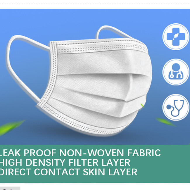 99% FDA Disposable 3 Layer Medical Mask