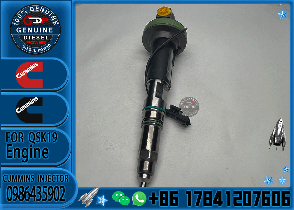 Fuel Injector 0986435615 0986435613 0986435902 F00BJ00008 F00BJ00009 For QSK19 QSK38 QSK50 QSK60 Engine