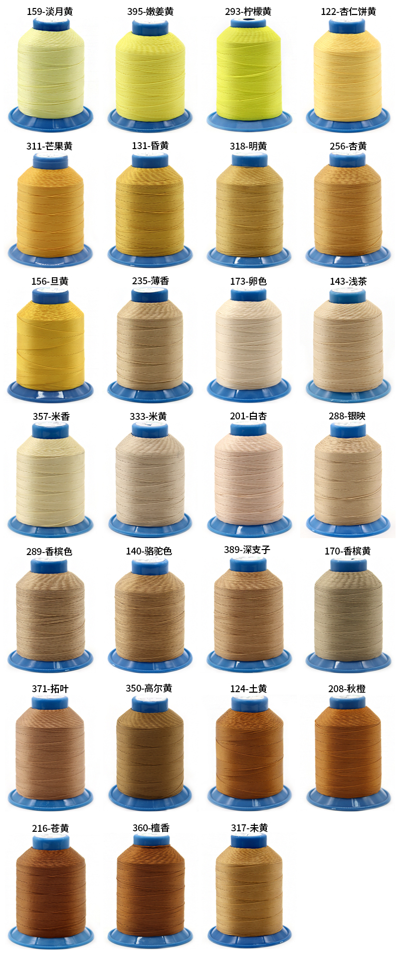 Tex70 80 90 High Strength Polyester Sewing Thread for Leather Sewing 0.35mm Diameter