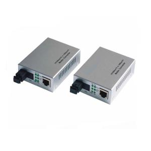 100M SM SX 20KM Fiber Media Converter With SCUPC Connector