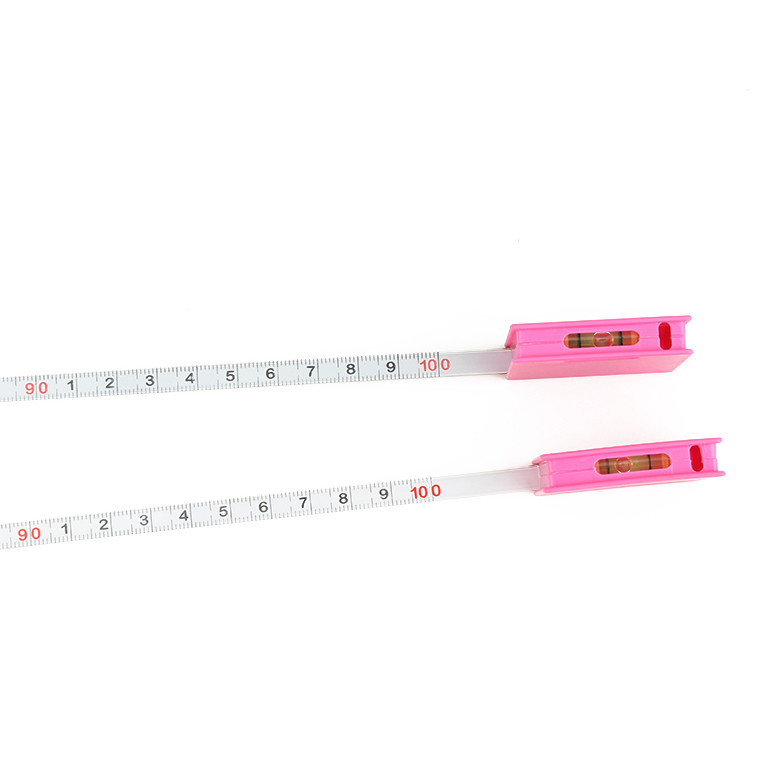 Wintape Cute Little Keychain Square Plastic Tape Measure Portable With Level Site Measurement Promotional Gift Product
