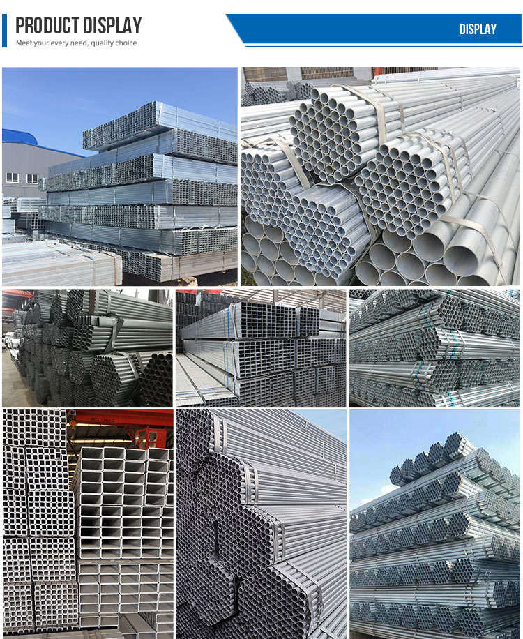 Factory hot sale good quality competitive price 25*2.5 mm 25*3mm 30*3.8mm 6m length hot dip galvanized pipe for construction