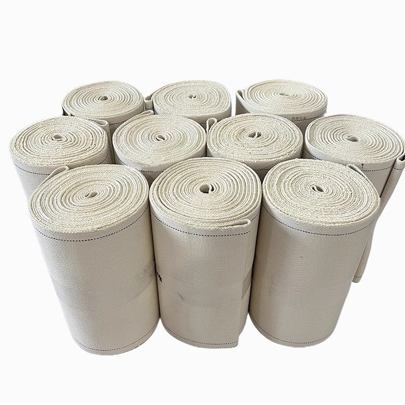 Food Grade Cotton Canvas Conveyor Belt For Biscuit Demoulding In Food Factories