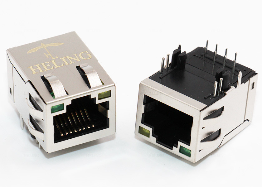 Non-PoE Modular Jack MJ2B-B211-RSL14T001 For Home PNA/ VoIP