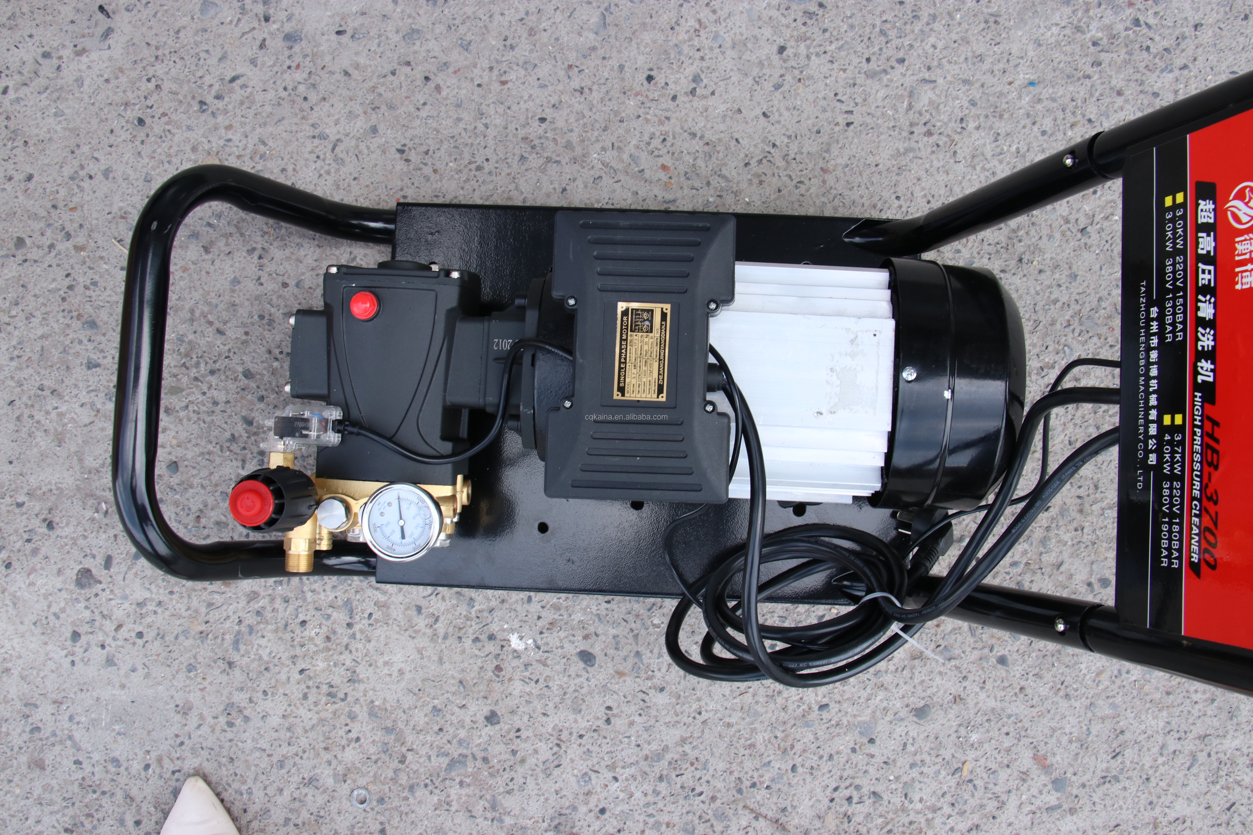 200 Bar High Pressure Portable Car Washer 220V High Speed Car Washer