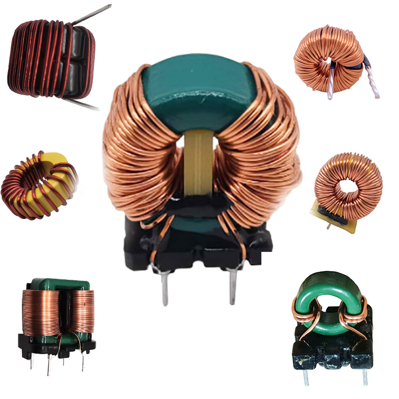 Flat Copper Wire Coil Toroid Choke Inductor Air Core Inductor For Power Supply