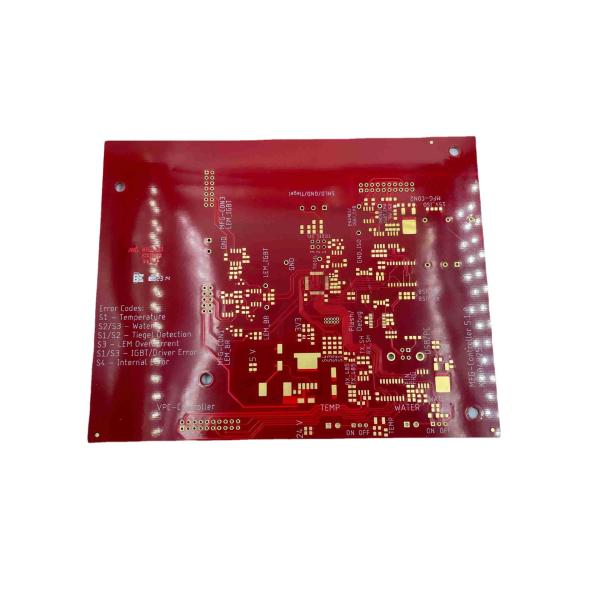 Quality Red Solder Mask FR4 PCB Circuit Board 4 Layers 2.4mm Thickness for sale