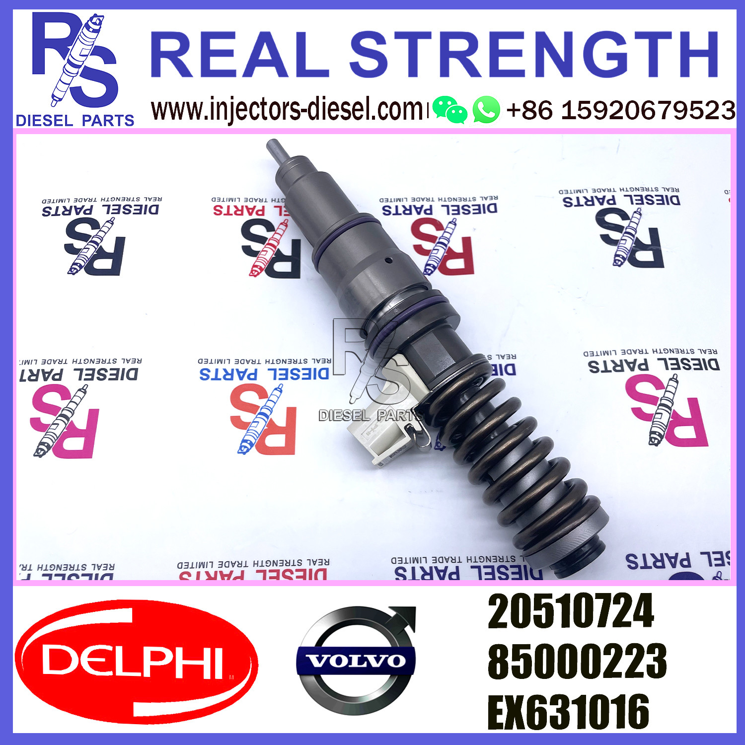 BEBE4D31001 DELPHI Fuel Injector 20517502 85000417 For V-O-L-V D12 HIGH POWER