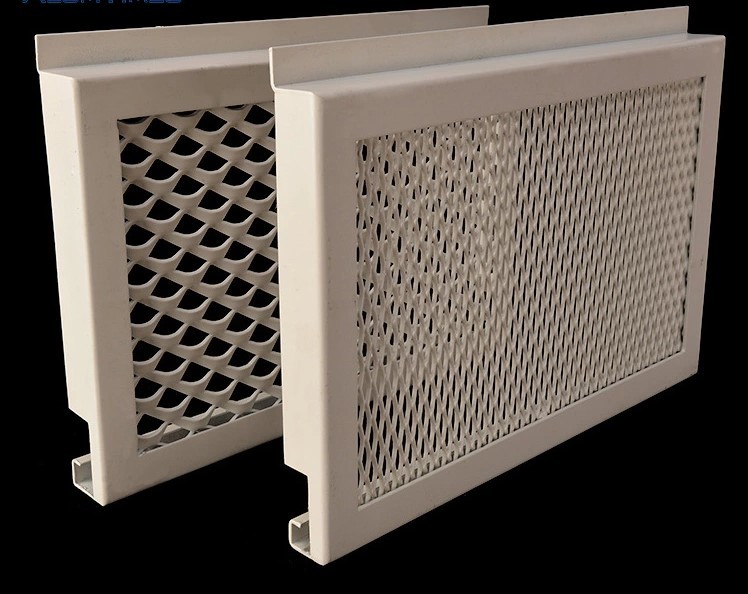 Customized Expanded Metal Mesh Cladding / Decorative Wire Mesh Panels