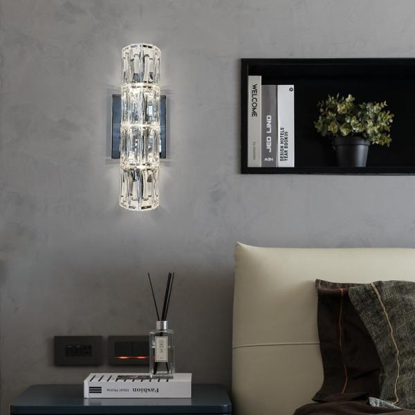 JYLIGHTING Luxury K9 Crystal Light For Indoor Corridor Rooms Chrome Gold Led