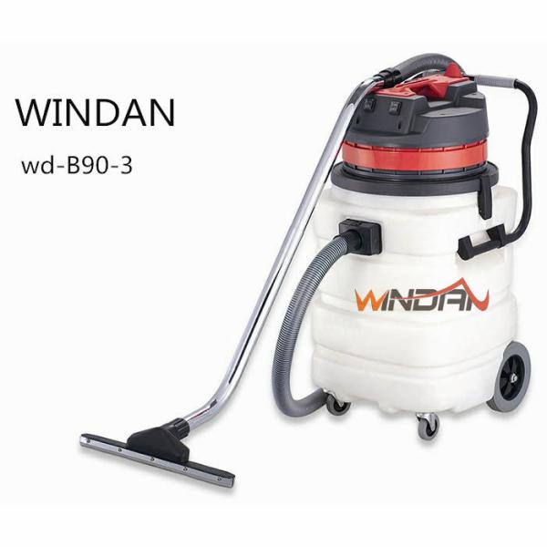 Plastic Tank Erosion Proof Dry And Wet Vacuum Cleaner With 440mm Barrel Housing