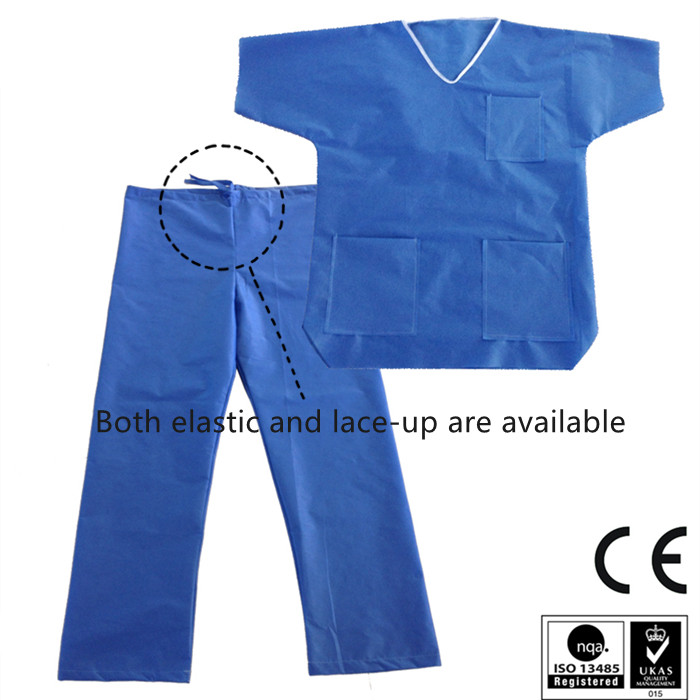 Disposable nursing scrubs uniform scrubs gowns disposable scrubs uniforms sets