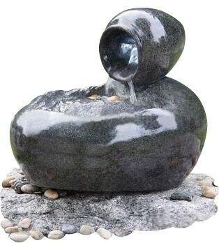 Fiberglass Outdoor Sphere Water Fountains With Pots / ball water feature