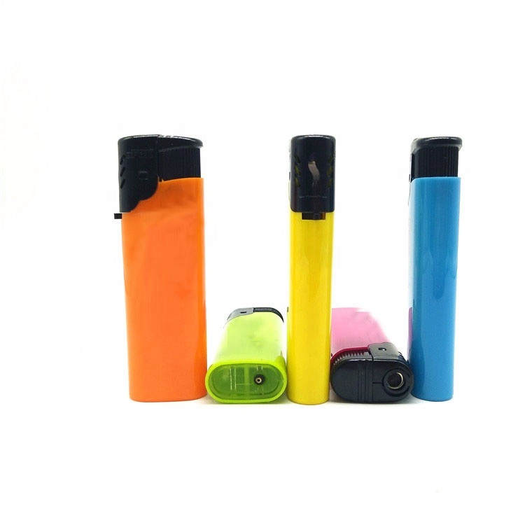 Stable Ignition Solid Color Windproof Lighter with Promotional Price