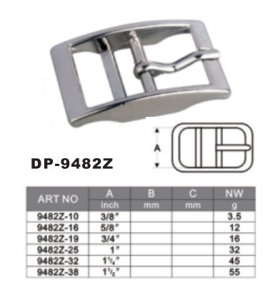 Zinc Alloy Sliver Pet Cat Belt Buckle High Polished