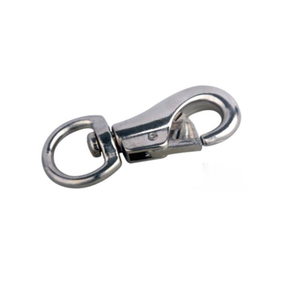 Diecast Bull snap hook Heavy duty style 25mm Round Swivel Eye Type Bolt Snap