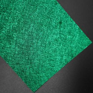 Waterproof Metallic Green Wrapping Paper Customized With Fine Lenny Pattern