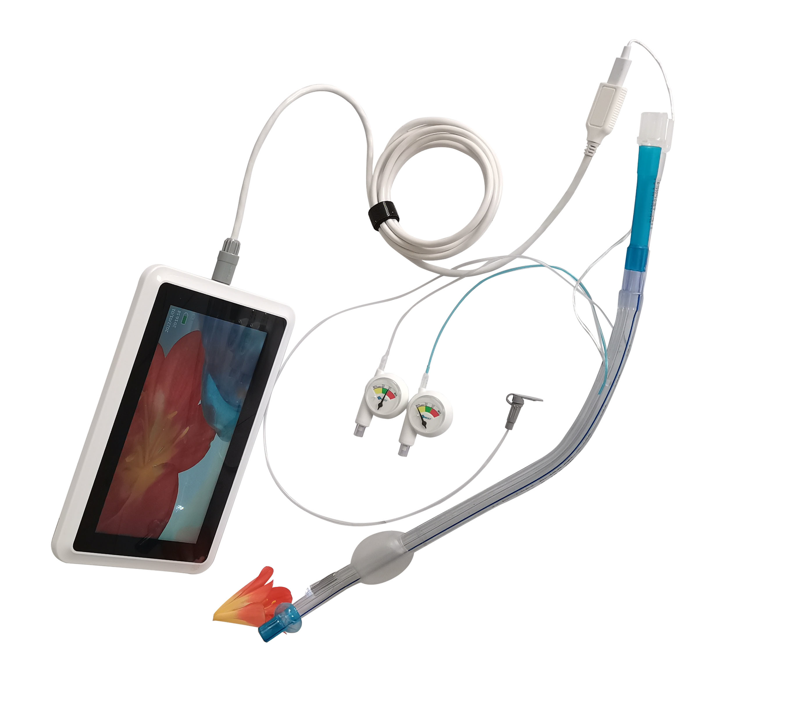 Video Intubation Devices Endobronchial Tube 35Fr 37Fr 39Fr 41Fr With Camera